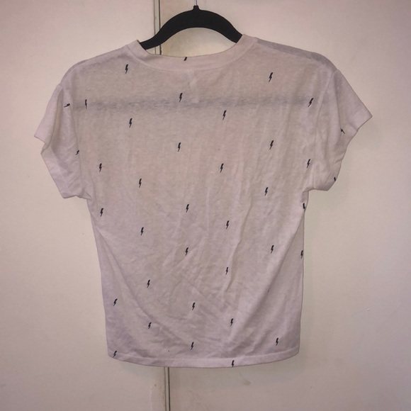 Z Supply white lightening bolt tee - Picture 2 of 2